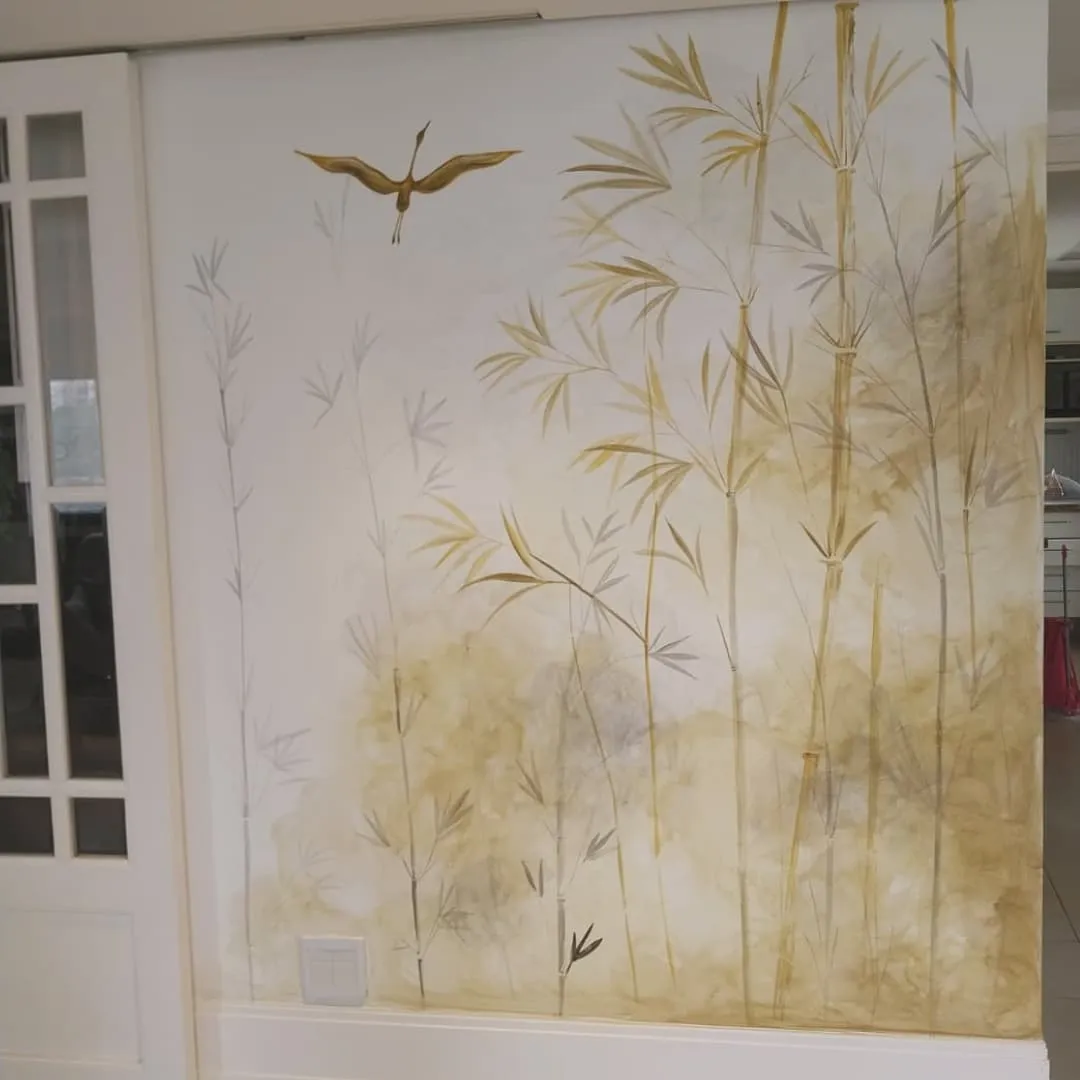 Arte mural de autor en espacio comercial Uruguay — JackVa Pinturas
