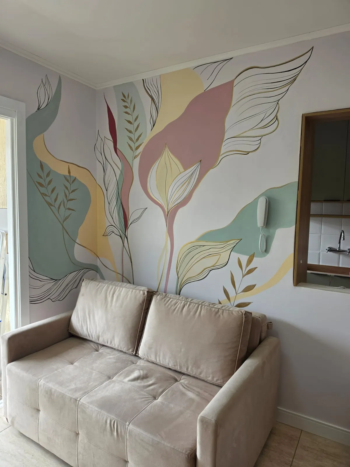 Pintura de salón residencial